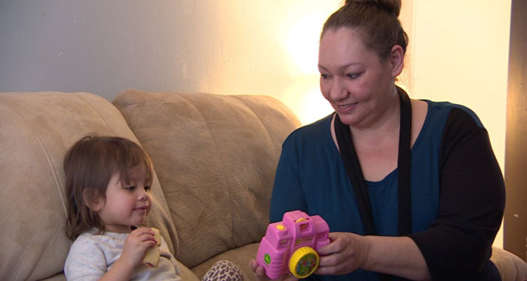 After a post was made on a Facebook group, household item donations started flooding in from the community for the Pratt family. (Brian Rodgers/CBC)