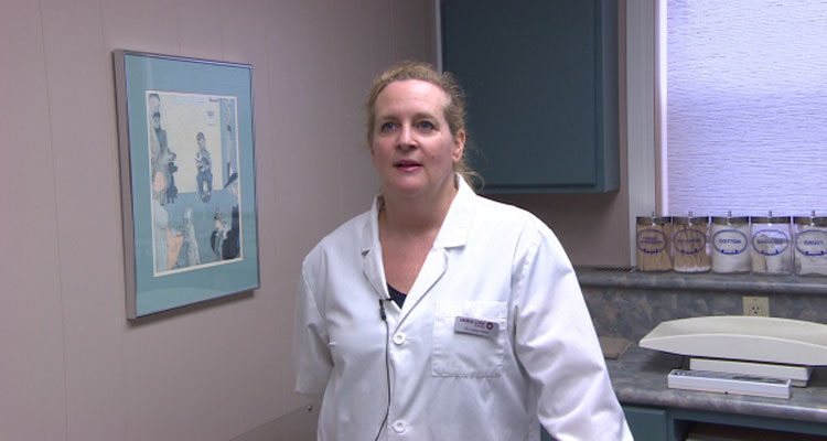 Veterinarian Lesley Sawa says this is the earliest tick season in two decades. (Dean Gutheil/CBC)