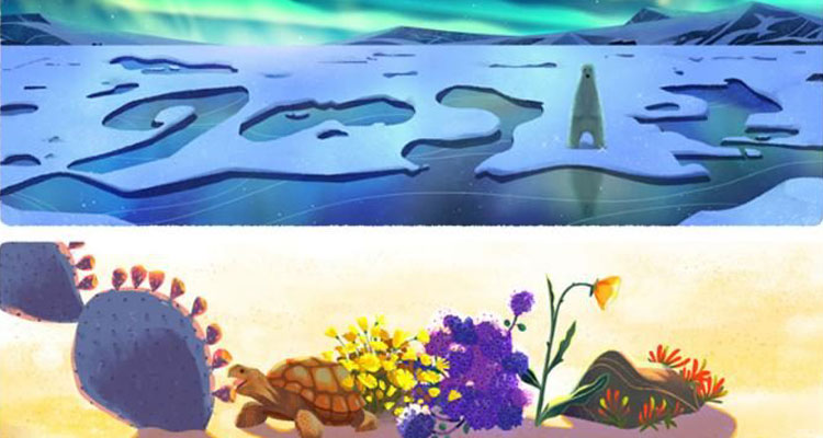 Google has created a Doodle to celebrate Earth Day 2016 CREDIT: GOOGLE
