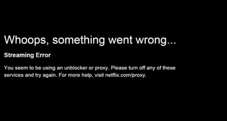 Many Netflix customers in Canada have recently gotten the error message above when trying to log into the site via a Virtual Private Network. (Sophia Harris/CBC)