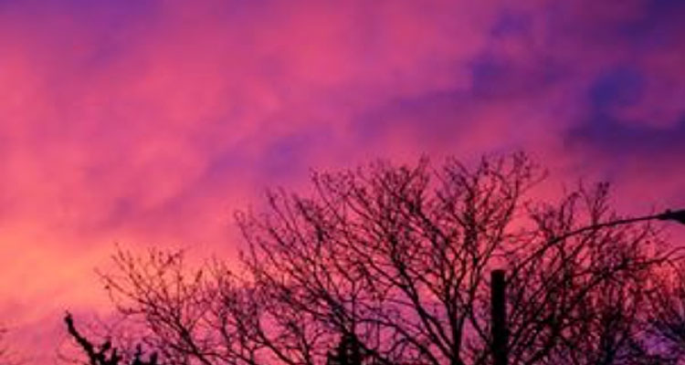 Sunset in Kerrobert Sk