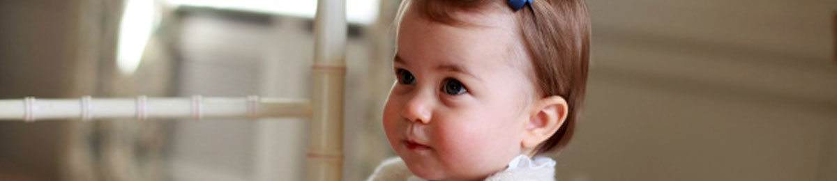 Princess Charlotte poses for a photograph, at Anmer Hall, in Norfolk, England. She was born May 2, 2015. (Kate, the Duchess of Cambridge/Kensington Palace via AP)