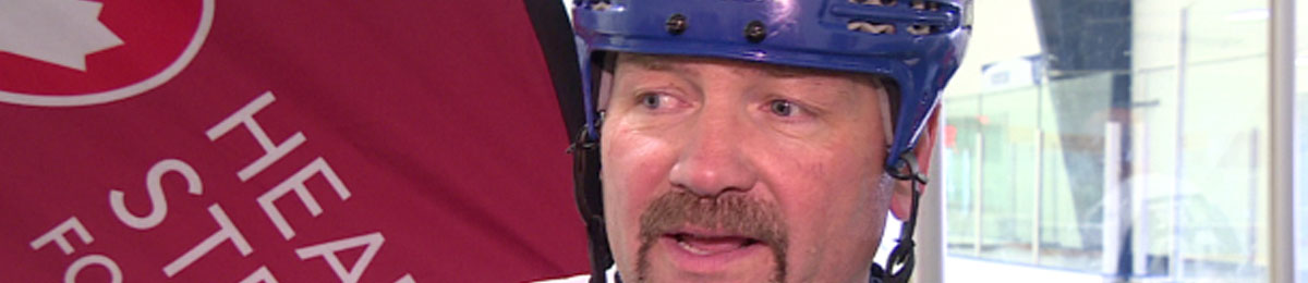 Wendel Clark and several other NHL alumni were in Saskatoon May 7 and 8 for a Hockey Heroes Weekend, raising money for the Heart and Stroke Foundation of Saskatchewan. (James Hopkin/CBC)